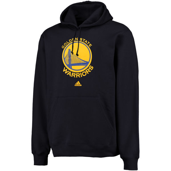  Men Golden State Warriors Logo Pullover Hoodie Sweatshirt Navy->golden state warriors->NBA Jersey